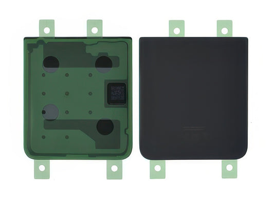 Cover Batteria Inferiore + Adesivi Graphite per Samsung SM-F721 Galaxy Z Flip4