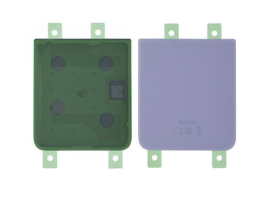 Cover Batteria Inferiore + Adesivi Bora Purple per Samsung SM-F721 Galaxy Z Flip4