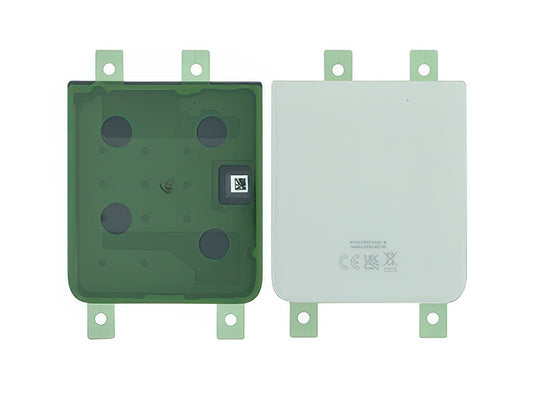 Cover Batteria Inferiore + Adesivi Bianco per Samsung SM-F721 Galaxy Z Flip4