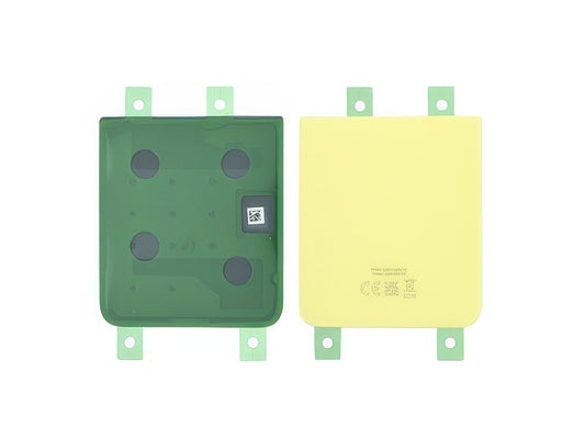 Cover Batteria Inferiore + Adesivi Giallo per Samsung SM-F721 Galaxy Z Flip4