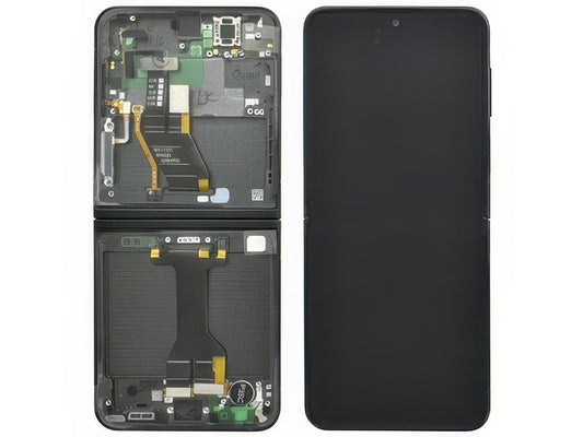 Lcd + Touch Screen + Frame Vers. Grigio-Blu-Verde- Giallo per Samsung SM-F731 Galaxy Z Flip5