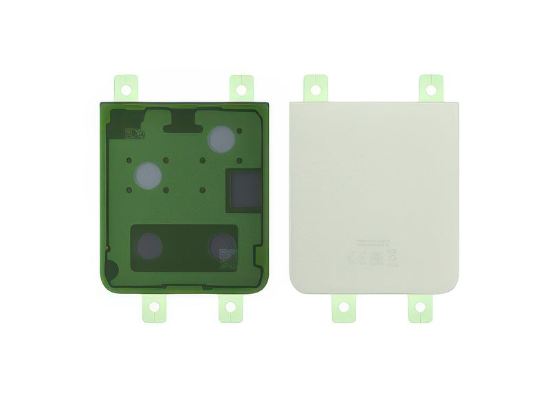 Cover Batteria Inferiore + Adesivi Cream per Samsung SM-F731 Galaxy Z Flip5