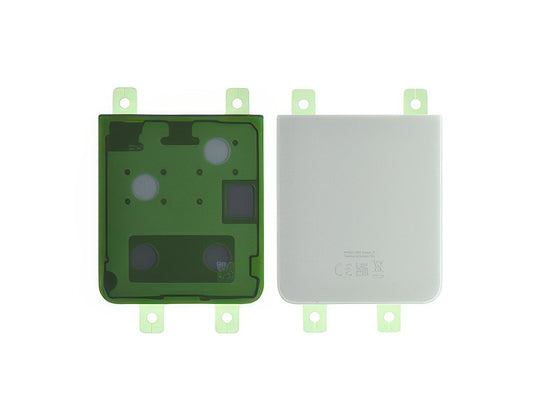 Cover Batteria Inferiore + Adesivi Grigio per Samsung SM-F731 Galaxy Z Flip5