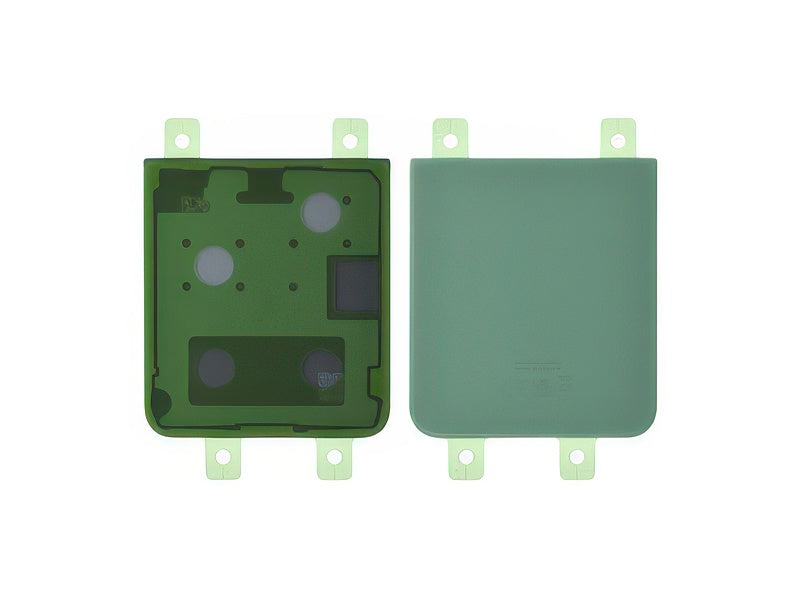 Cover Batteria Inferiore + Adesivi Verde per Samsung SM-F731 Galaxy Z Flip5