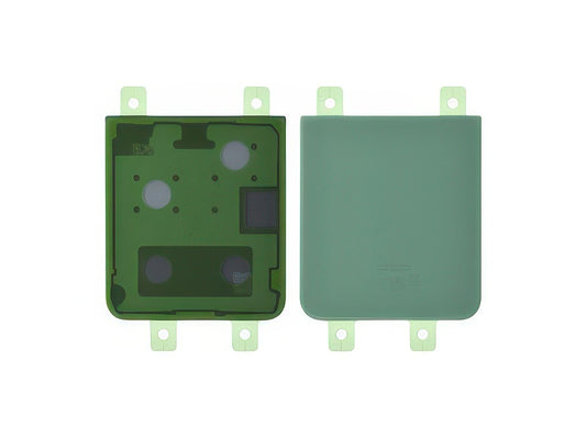 Cover Batteria Inferiore + Adesivi Verde per Samsung SM-F731 Galaxy Z Flip5