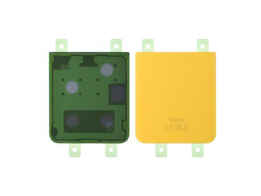 Cover Batteria Inferiore + Adesivi Giallo per Samsung SM-F731 Galaxy Z Flip5