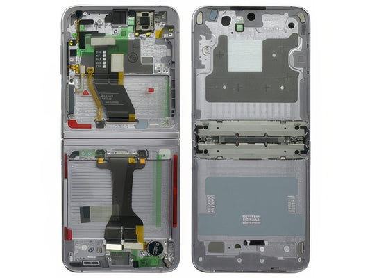 Guscio frontale + Frame Supporto Lcd + Tasti Laterali Lavender per Samsung SM-F731 Galaxy Z Flip5