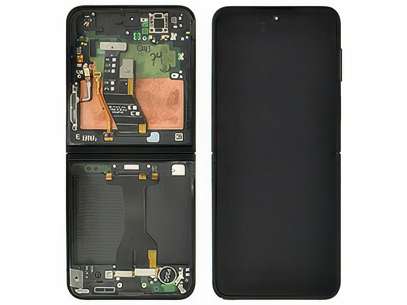 Lcd + Touch Screen + Frame Crafted Black per Samsung SM-F741 Galaxy Z Flip6