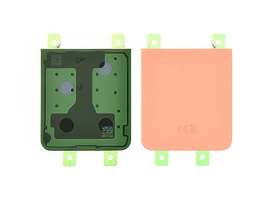 Cover Batteria Inferiore + Adesivi Peach per Samsung SM-F741 Galaxy Z Flip6