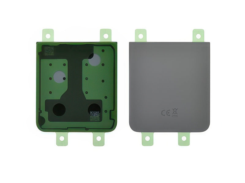 Cover Batteria Inferiore + Adesivi Silver Shadow per Samsung SM-F741 Galaxy Z Flip6