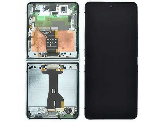 Lcd + Touch Screen + Frame + Tasti Laterali Mint per Samsung SM-F766 Galaxy Z Flip7