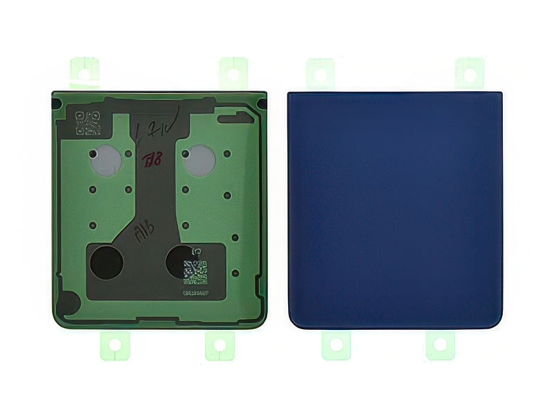 Cover Batteria Inferiore + Adesivi Blu Shadow per Samsung SM-F766 Galaxy Z Flip7