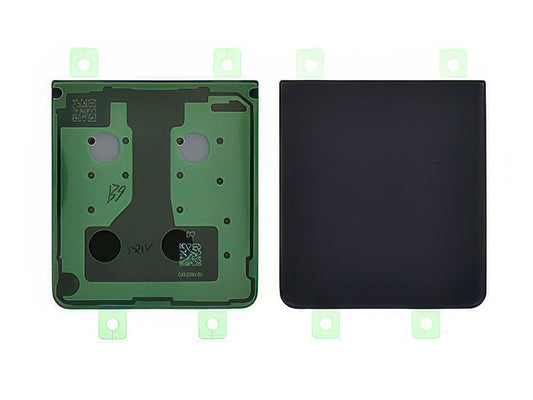 Cover Batteria Inferiore + Adesivi Jet Black per Samsung SM-F766 Galaxy Z Flip7