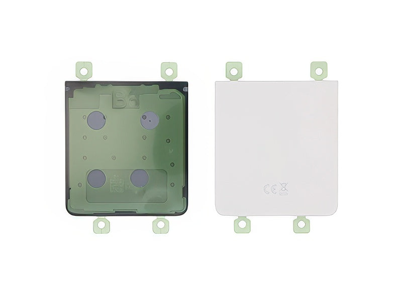 Cover Batteria Inferiore + Adesivi Cream per Samsung SM-F776 Galaxy Z Flip8