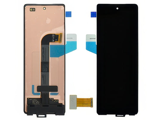 Lcd + Touchscreen Esterno Nero per Samsung SM-F916 Galaxy Z Fold2 5G