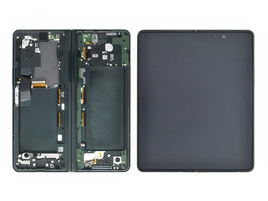 Lcd + Touchscreen + Frame + Altoparlante Phantom Green per Samsung SM-F926 Galaxy Z Fold3 5G