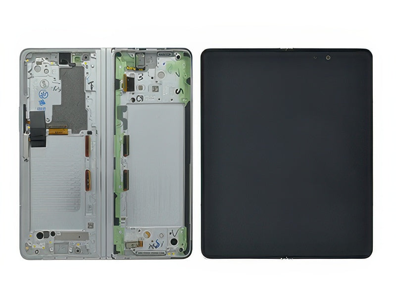 Lcd + Touchscreen + Frame + Altoparlante Phantom Silver per Samsung SM-F926 Galaxy Z Fold3 5G
