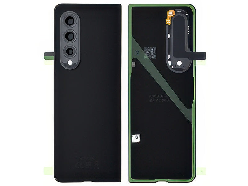Cover Batteria + Vetrino Camera + Adesivi + Microfono Phantom Black per Samsung SM-F926 Galaxy Z Fold3 5G