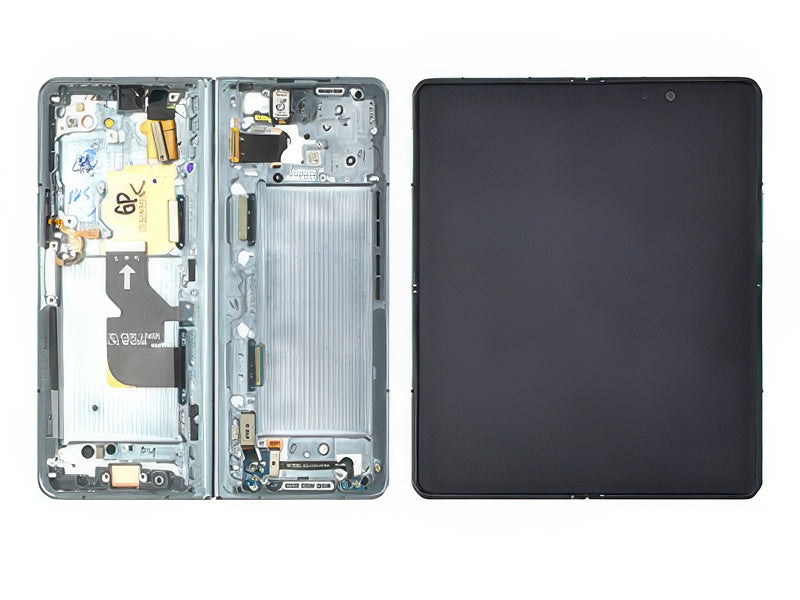 Lcd + Touchscreen + Frame + Altoparlante Graygreen per Samsung SM-F936 Galaxy Z Fold4