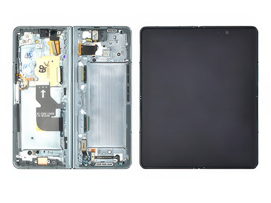 Lcd + Touchscreen + Frame + Altoparlante Graygreen per Samsung SM-F936 Galaxy Z Fold4