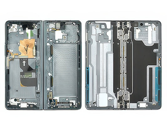 Guscio frontale + Frame Supporto Lcd + Tasti Laterali Graygreen per Samsung SM-F936 Galaxy Z Fold4