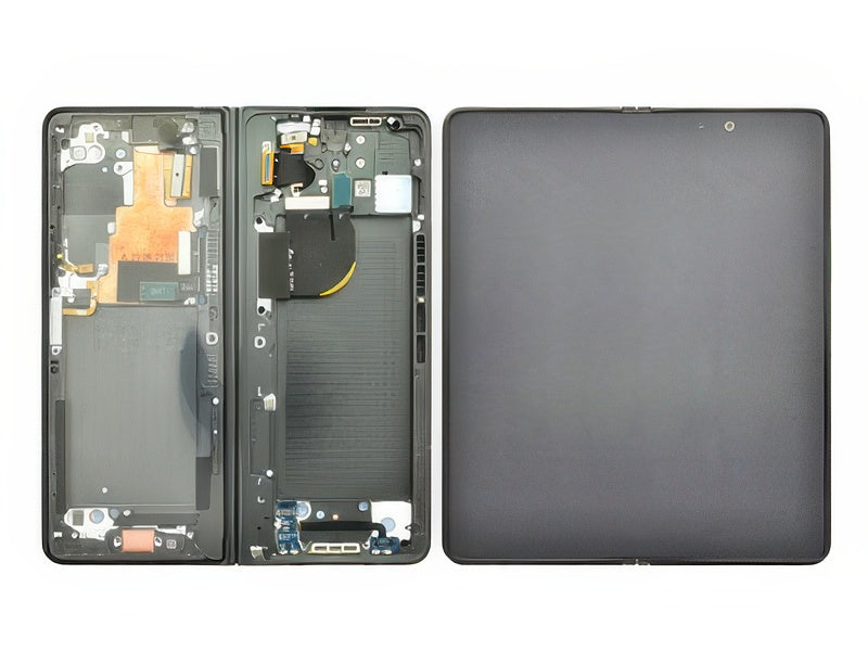 Lcd + Touch Screen + Frame + Tasti Laterali Versione Grigio-Blu per Samsung SM-F946 Galaxy Z Fold5