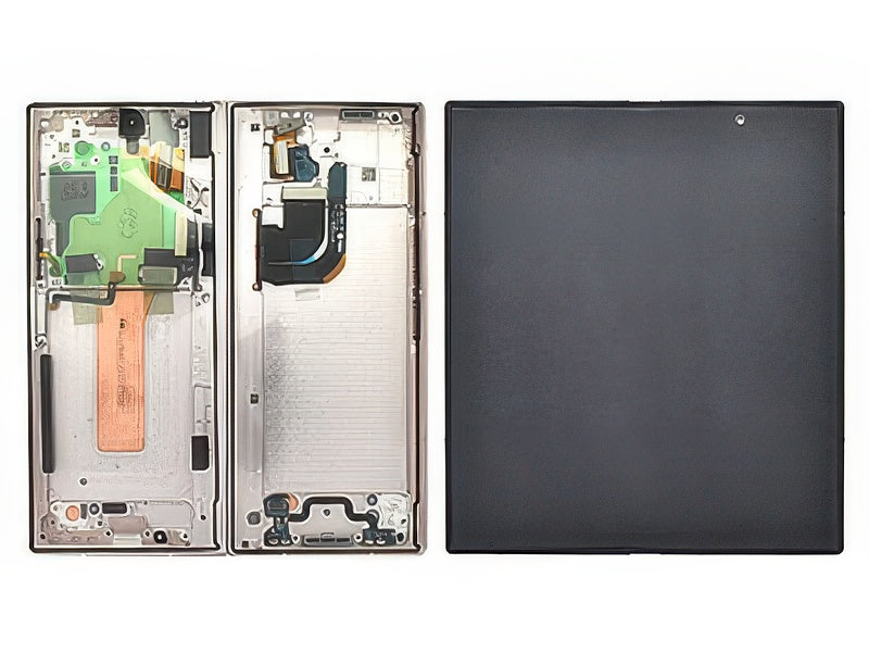 Lcd + Touch Screen + Frame + Tasti Laterali Rosa per Samsung SM-F956 Galaxy Z Fold6