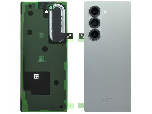 Cover Batteria + Vetrino Camera + Adesivi Silver Shadow per Samsung SM-F956 Galaxy Z Fold6
