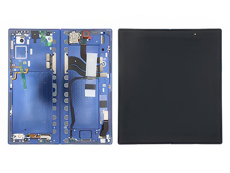 Lcd + Touch Screen + Frame Blu Shadow per Samsung SM-F966 Galaxy Z Fold7
