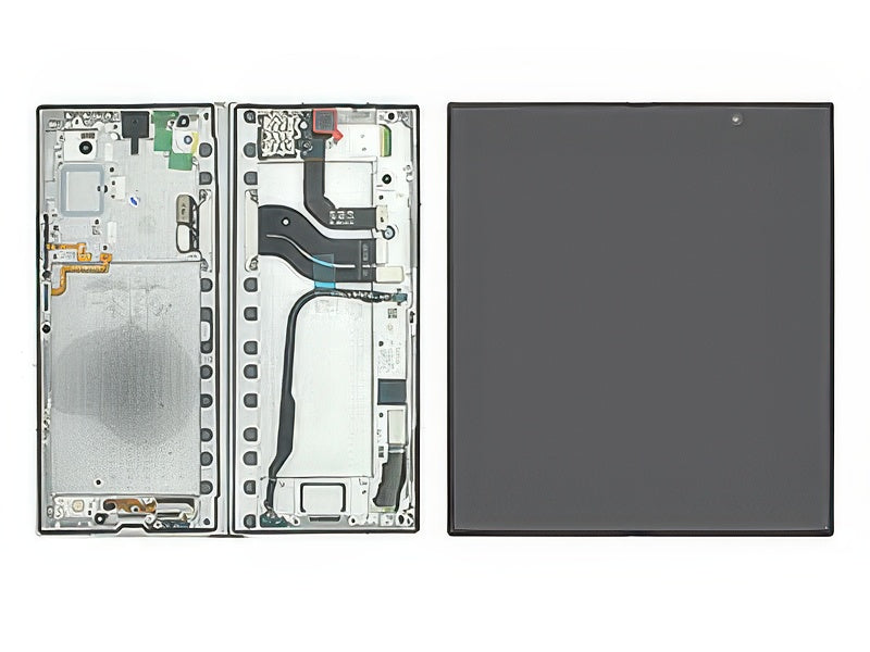 Lcd + Touch Screen + Frame Silver Shadow per Samsung SM-F966 Galaxy Z Fold7