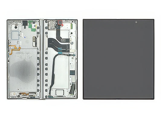 Lcd + Touch Screen + Frame Silver Shadow per Samsung SM-F966 Galaxy Z Fold7
