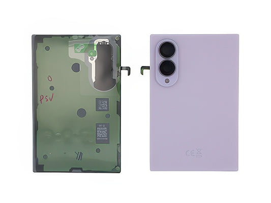 Cover Batteria + Vetrino Camera + Adesivi Lavender per Samsung SM-F971 Galaxy Z Fold8
