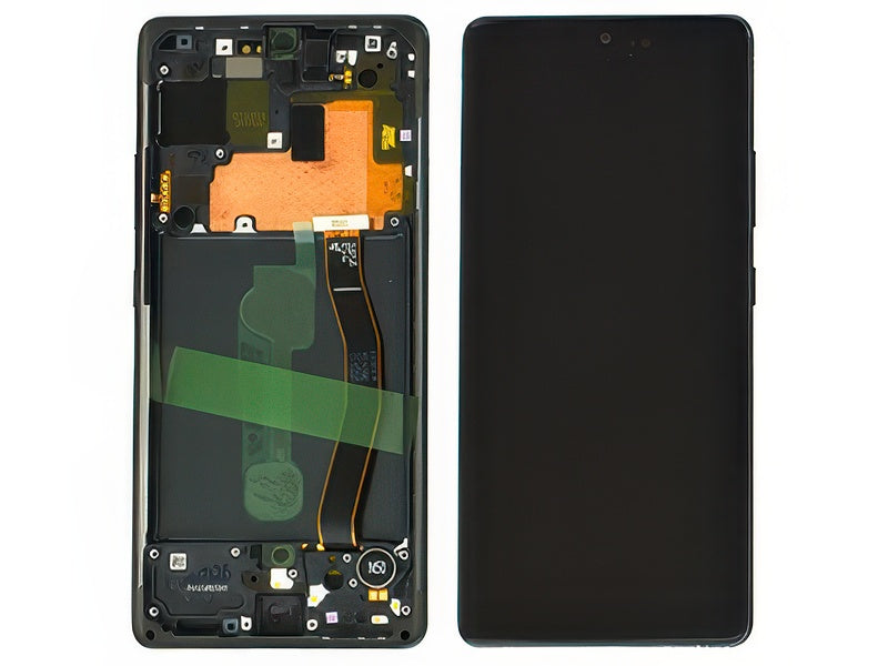 Lcd + Touchscreen + Altoparlante + Tasti Laterali + Vibrazione Nero per Samsung SM-G770 Galaxy S10 Lite