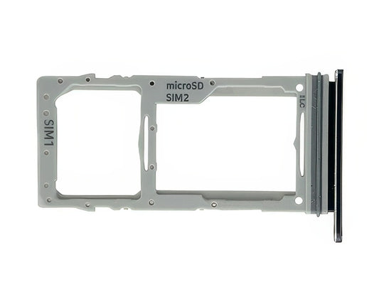 Sportello Dual Sim card/SD Card + Alloggio Nero per Samsung SM-G770 Galaxy S10 Lite