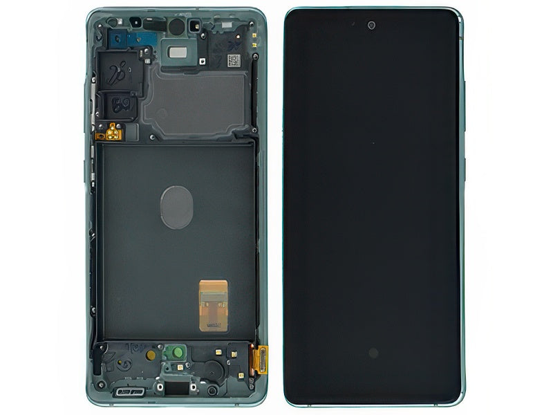 Lcd + Touchscreen + Frame + Tasti Laterali Cloud Mint per Samsung SM-G780F Galaxy S20 FE