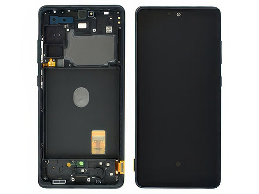 Lcd + Touchscreen + Frame + Tasti Laterali Cloud Navy per Samsung SM-G780F Galaxy S20 FE