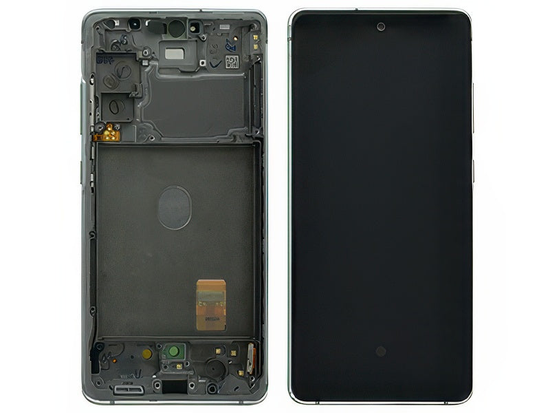 Lcd + Touchscreen + Frame + Tasti Laterali Cloud White per Samsung SM-G780F Galaxy S20 FE
