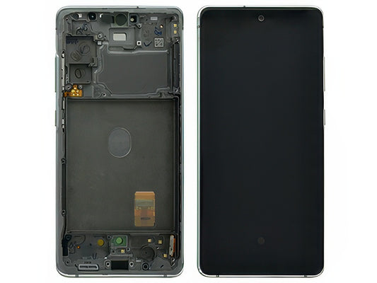 Display Lcd Soft Oled Cloud White con Frame Qualità Eccelsa per Samsung SM-G780F Galaxy S20 FE