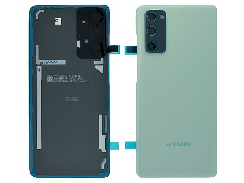 Cover Batteria + Vetrino Camera + Adesivi Cloud Mint per Samsung SM-G780F Galaxy S20 FE