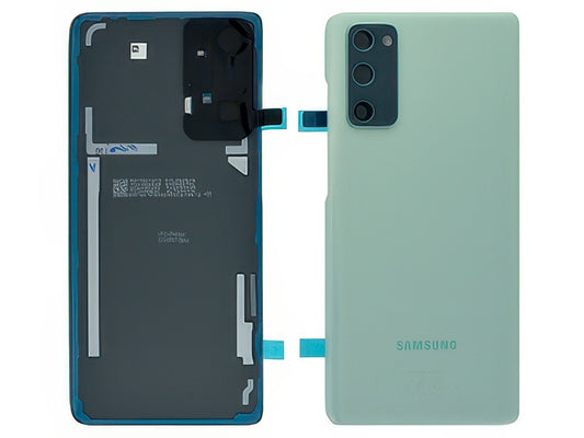 Cover Batteria + Vetrino Camera + Adesivi Cloud Mint per Samsung SM-G780G Galaxy S20 FE