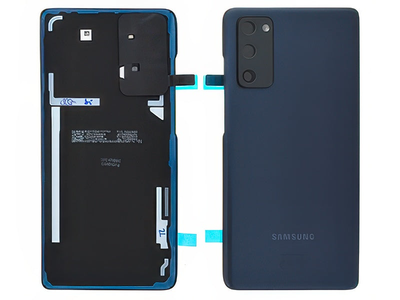 Cover Batteria + Vetrino Camera + Adesivi Cloud Navy per Samsung SM-G780F Galaxy S20 FE