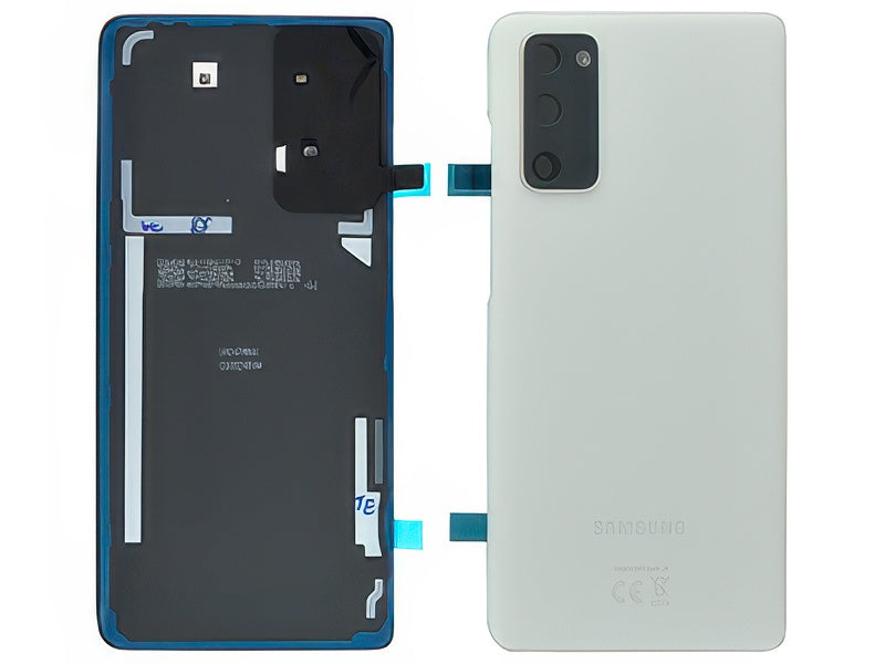 Cover Batteria + Vetrino Camera + Adesivi Cloud White per Samsung SM-G780G Galaxy S20 FE