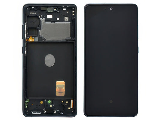 Lcd + Touchscreen + Frame + Tasti Laterali Cloud Navy per Samsung SM-G780G Galaxy S20 FE