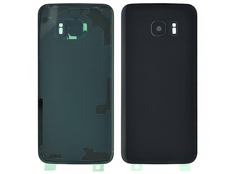 Cover Batteria + Vetrino Camera Nero senza logo per Samsung SM-G935 Galaxy S7 Edge