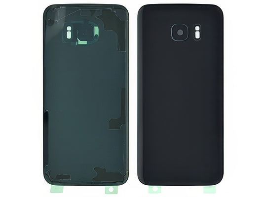 Cover Batteria + Vetrino Camera Nero senza logo per Samsung SM-G935 Galaxy S7 Edge