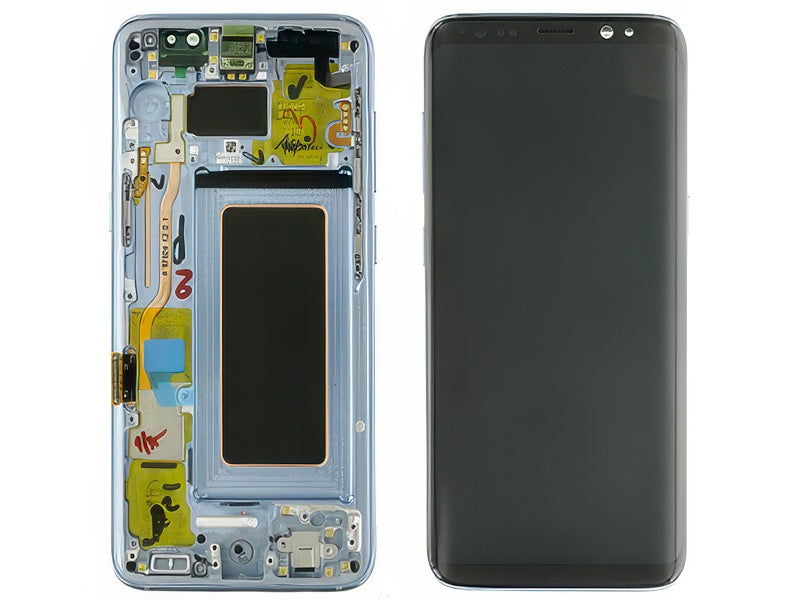 Lcd + Touchscreen + Altoparlante + Tasti Laterali Blu per Samsung SM-G950 Galaxy S8