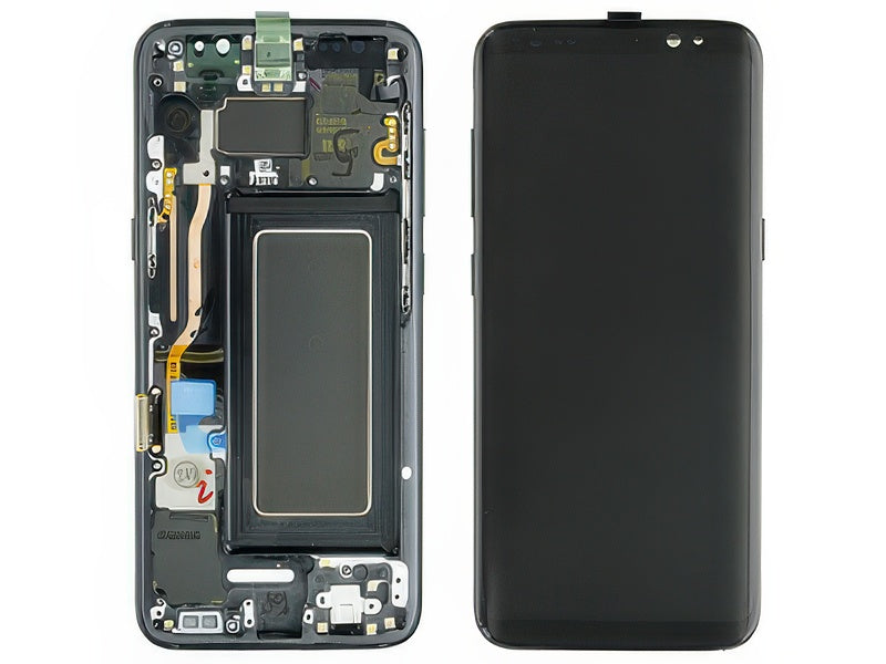 Lcd + Touchscreen + Altoparlante + Tasti Laterali Nero per Samsung SM-G950 Galaxy S8