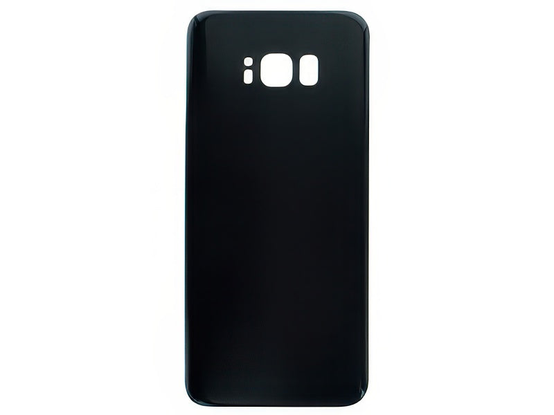 Cover Batteria + Vetrino Camera Nero senza logo per Samsung SM-G955 Galaxy S8+