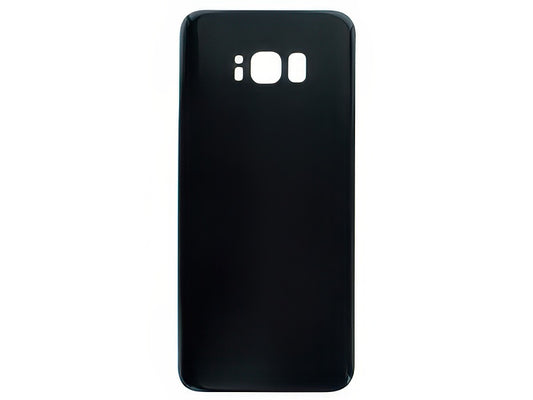 Cover Batteria + Vetrino Camera Nero senza logo per Samsung SM-G955 Galaxy S8+