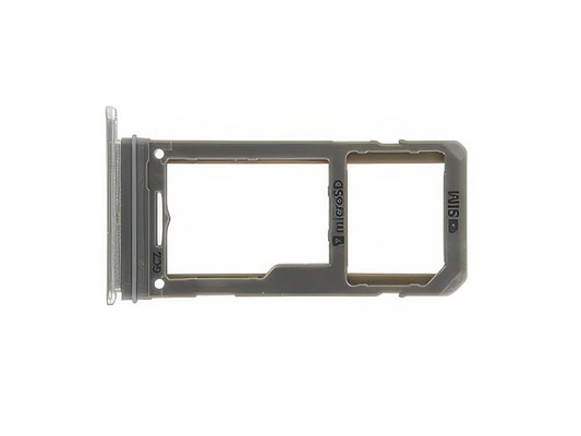 Sportello Sim card/SD Card + Alloggio Argento per Samsung SM-G955 Galaxy S8+